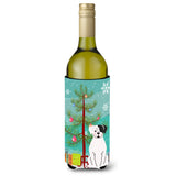 Caroline'S Treasures Bb4239Literk Merry Christmas Tree White Boxer Cooper Wine Bottle Beverage Insulator Hugger, 750Ml, Multic