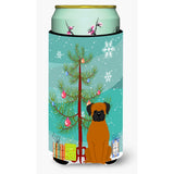 Caroline'S Treasures Merry Christmas Tree Fawn Boxer Tall Boy Beverage Insulator Hugger Bb4240Tbc, Multicolor