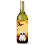 Caroline'S Treasures Bb4277Literk Halloween French Bulldog Piebald Wine Bottle Beverage Insulator Hugger, 750Ml, Multicolor