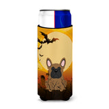 Caroline'S Treasures Bb4279Muk Halloween French Bulldog Brown Michelob Ultra Hugger For Slim Cans, Multicolor