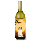 Caroline'S Treasures Bb4301Literk Halloween Saint Bernard Wine Bottle Beverage Insulator Hugger, 750Ml, Multicolor
