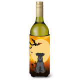 Caroline'S Treasures Bb4317Literk Halloween Miniature Schnauzer Black Wine Bottle Beverage Insulator Hugger, 750Ml, Multicolor