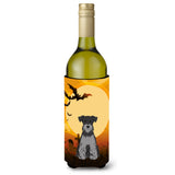 Caroline'S Treasures Bb4318Literk Halloween Miniature Schnauzer Black Silver Wine Bottle Beverage Insulator Hugger, 750Ml, Mul