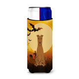 Caroline'S Treasures Bb4328Muk Halloween Irish Terrier Michelob Ultra Hugger For Slim Cans, Multicolor