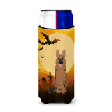 Caroline'S Treasures Bb4333Muk Halloween German Shepherd Michelob Ultra Hugger For Slim Cans, Multicolor