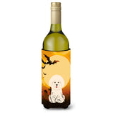 Caroline'S Treasures Bb4341Literk Halloween Bichon Frise Wine Bottle Beverage Insulator Hugger, 750Ml, Multicolor