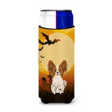 Caroline'S Treasures Bb4344Muk Halloween Papillon Red White Michelob Ultra Hugger For Slim Cans, Multicolor