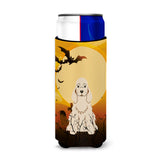 Caroline'S Treasures Bb4360Muk Halloween Cocker Spaniel Buff Michelob Ultra Hugger For Slim Cans, Multicolor