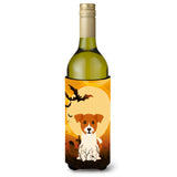 Caroline'S Treasures Bb4374Literk Halloween Jack Russell Terrier Wine Bottle Beverage Insulator Hugger, 750Ml, Multicolor