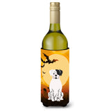 Caroline'S Treasures Bb4380Literk Halloween White Boxer Cooper Wine Bottle Beverage Insulator Hugger, 750Ml, Multicolor