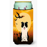 Caroline'S Treasures Halloween Border Collie Black White Tall Boy Beverage Insulator Hugger Bb4384Tbc, Multicolor