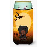 Caroline'S Treasures Halloween Dachshund Black Tan Tall Boy Beverage Insulator Hugger Bb4398Tbc, Multicolor