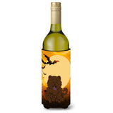 Caroline'S Treasures Bb4407Literk Halloween Chow Chow Chocolate Wine Bottle Beverage Insulator Hugger, 750Ml, Multicolor