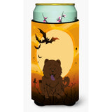 Caroline'S Treasures Halloween Chow Chocolate Tall Boy Beverage Insulator Hugger Bb4407Tbc, Multicolor