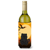 Caroline'S Treasures Bb4409Literk Halloween Chow Chow Black Wine Bottle Beverage Insulator Hugger, 750Ml, Multicolor