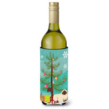 Caroline'S Treasures Birman Cat Merry Christmas Tree Wine Bottle Beverage Insulator Hugger, 750 Ml, Multicolor