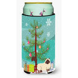 Caroline'S Treasures Birman Cat Merry Christmas Tree Tall Boy Beverage Insulator Hugger, Multicolor