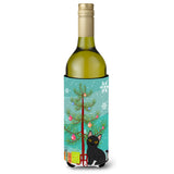 Caroline'S Treasures Bombay Cat Merry Christmas Tree Wine Bottle Beverage Insulator Hugger, 750 Ml, Multicolor