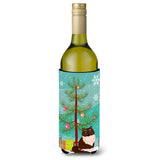 Caroline'S Treasures Himalayan Cat Merry Christmas Tree Wine Bottle Beverage Insulator Hugger, 750 Ml, Multicolor