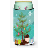 Caroline'S Treasures Himalayan Cat Merry Christmas Tree Tall Boy Beverage Insulator Hugger, Multicolor