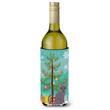 Caroline'S Treasures Korat Cat Merry Christmas Tree Wine Bottle Beverage Insulator Hugger, 750 Ml, Multicolor