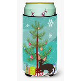 Caroline'S Treasures Peterbald Cat Merry Christmas Tree Tall Boy Beverage Insulator Hugger, Multicolor
