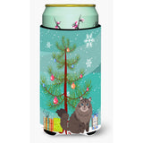 Caroline'S Treasures Siberian Cat Merry Christmas Tree Tall Boy Beverage Insulator Hugger, Multicolor