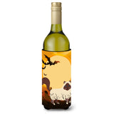 Caroline'S Treasures Halloween Birman Cat Wine Bottle Beverage Insulator Hugger, 750 Ml, Multicolor