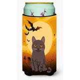 Caroline'S Treasures Halloween Chartreux Cat Tall Boy Beverage Insulator Hugger, Multicolor