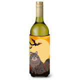 Caroline'S Treasures Halloween Siberian Cat Wine Bottle Beverage Insulator Hugger, 750 Ml, Multicolor