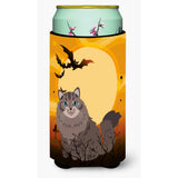 Caroline'S Treasures Halloween Siberian Cat Tall Boy Beverage Insulator Hugger, Multicolor