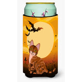 Caroline'S Treasures Halloween Sokoke Cat Tall Boy Beverage Insulator Hugger, Multicolor