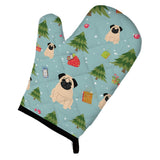 Caroline'S Treasures Bb4668Ovmt Christmas Pug Fawn Oven Mitt, 12 By 8.5, Multicolor