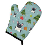 Caroline'S Treasures Bb4672Ovmt Christmas French Bulldog Black White Oven Mitt, 12 By 8.5, Multicolor