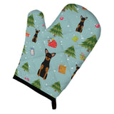 Caroline'S Treasures Bb4688Ovmt Christmas Manchester Terrier Oven Mitt, 12 By 8.5, Multicolor
