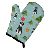 Caroline'S Treasures Bb4693Ovmt Christmas Standard Schnauzer Salt And Pepper Oven Mitt, 12 By 8.5, Multicolor