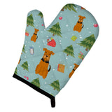 Caroline'S Treasures Bb4701Ovmt Christmas Airedale Oven Mitt, 12 By 8.5, Multicolor