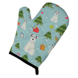 Caroline'S Treasures Bb4713Ovmt Christmas Miniature Schanuzer White Oven Mitt, 12 By 8.5, Multicolor