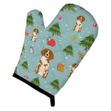 Caroline'S Treasures Bb4732Ovmt Christmas Brittany Spaniel Oven Mitt, 12 By 8.5, Multicolor
