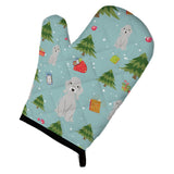 Caroline'S Treasures Bb4750Ovmt Christmas Bedlington Terrier Blue Oven Mitt, 12 By 8.5, Multicolor