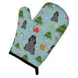 Caroline'S Treasures Bb4752Ovmt Christmas Cocker Spaniel Black Oven Mitt, 12 By 8.5, Multicolor