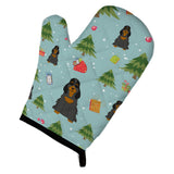 Caroline'S Treasures Bb4753Ovmt Christmas Cocker Spaniel Black Tan Oven Mitt, 12 By 8.5, Multicolor