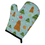 Caroline'S Treasures Bb4755Ovmt Christmas Cocker Spaniel Red Oven Mitt, 12 By 8.5, Multicolor