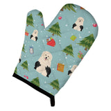 Caroline'S Treasures Bb4756Ovmt Christmas Old English Sheepdog Oven Mitt, 12 By 8.5, Multicolor