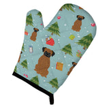 Caroline'S Treasures Bb4777Ovmt Christmas Brindle Boxer Oven Mitt, 12 By 8.5, Multicolor