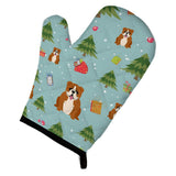 Caroline'S Treasures Bb4780Ovmt Christmas English Bulldog Red White Oven Mitt, 12 By 8.5, Multicolor