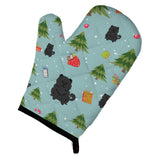 Caroline'S Treasures Bb4803Ovmt Christmas Chow Black Oven Mitt, 12 By 8.5, Multicolor