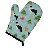 Caroline'S Treasures Bb4847Ovmt Christmas Black Border Collie Oven Mitt, 12 By 8.5, Multicolor