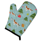 Caroline'S Treasures Bb4873Ovmt Christmas Cavalier King Charles Spaniel Oven Mitt, 12 By 8.5, Multicolor
