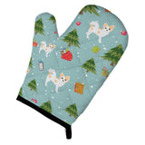 Caroline'S Treasures Bb4927Ovmt Christmas Longhair Pied Chihuahua Oven Mitt, 12 By 8.5, Multicolor